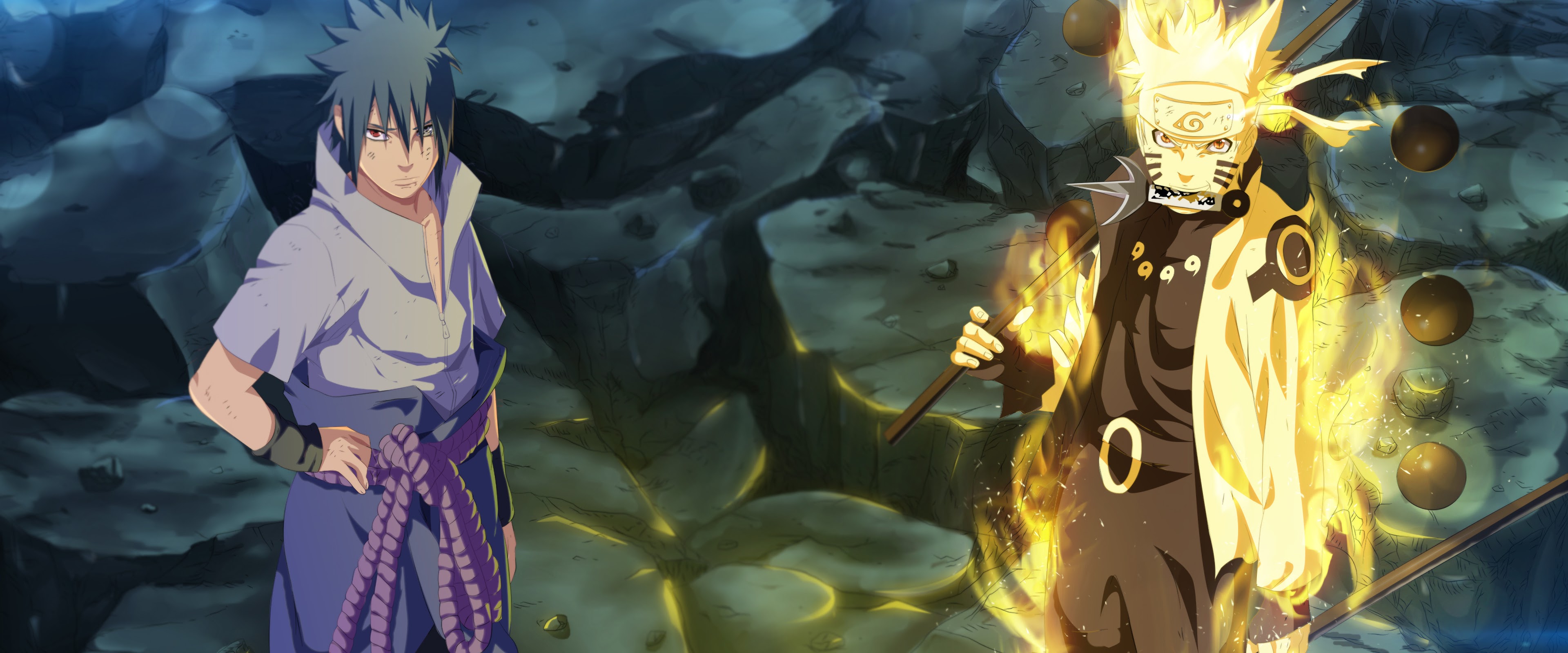 Naruto and Sasuke